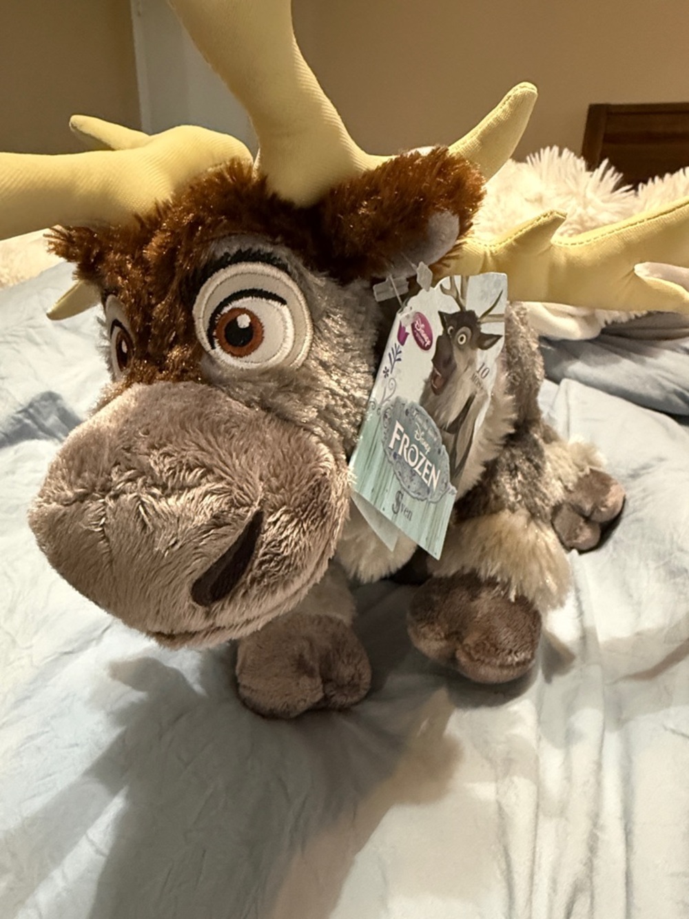 Disney Sven Plush Reindeer - Brown, Cream & Yellow